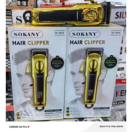 Professional rechargeable hair clipper