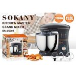 Sokany Stand Mixer with 6 Speeds 11L Capacity and Pulse Function