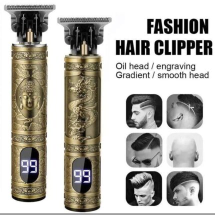 PROFESSIONAL RECHARGEABLE HAIR CLIPPER AND TRIMMER