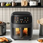 Digital Touch Air Fryer 12L, 2400W Large Capacity Hot