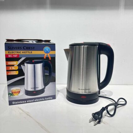 Slivers Crest Stainless Steel 2.3L Electric Kettle